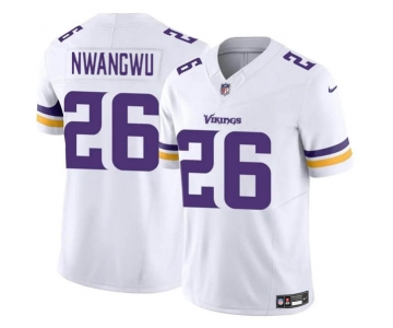 Men's Minnesota Vikings #26 Kene Nwangwu White 2023 F.U.S.E. Vapor Untouchable Limited Stitched Jersey