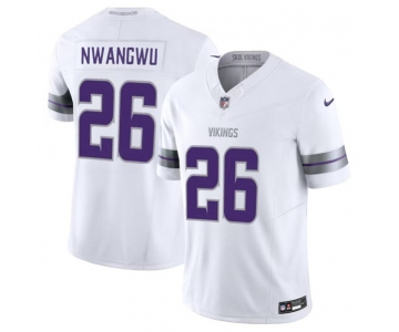 Men's Minnesota Vikings #26 Kene Nwangwu White F.U.S.E. Winter Warrior Limited Stitched Jersey