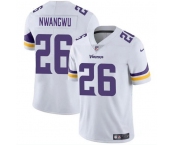 Men's Minnesota Vikings #26 Kene Nwangwu White Vapor Untouchable Limited Stitched Jersey