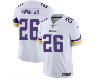 Men's Minnesota Vikings #26 Kene Nwangwu White Vapor Untouchable Limited Stitched Jersey