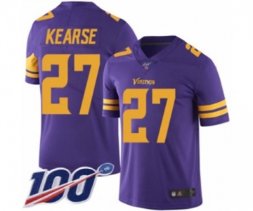 Men's Minnesota Vikings #27 Jayron Kearse Limited Purple Rush Vapor Untouchable 100th Season Football Jersey