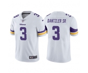 Men's Minnesota Vikings #3 Cameron Dantzler White Vapor Untouchable Stitched Jersey