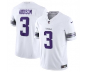 Men's Minnesota Vikings #3 Jordan Addison White F.U.S.E. Winter Warrior Limited Football Stitched Jersey