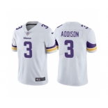 Men's Minnesota Vikings #3 Jordan Addison White Vapor Untouchable Stitched Jersey