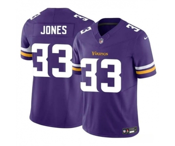 Men's Minnesota Vikings #33 Aaron Jones Purple F.U.S.E. Vapor Untouchable Limited Football Stitched Jersey