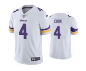 Men's Minnesota Vikings #4 Dalvin Cook White Vapor Untouchable Stitched Jersey