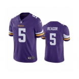 Men's Minnesota Vikings #5 Jalen Reagor Purple Vapor Untouchable Stitched Jersey