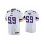 Men's Minnesota Vikings #59 Nick Vigil White Vapor Untouchable Limited Stitched Jersey