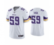 Men's Minnesota Vikings #59 Nick Vigil White Vapor Untouchable Limited Stitched Jersey