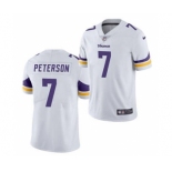 Men's Minnesota Vikings #7 Patrick Peterson White Vapor Untouchable Limited Stitched Jersey