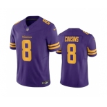 Men's Minnesota Vikings #8 Kirk Cousins Purple 2023 F.U.S.E. Color Rush Stitched Jersey