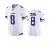 Men's Minnesota Vikings #8 Kirk Cousins White 2023 F.U.S.E. Vapor Untouchable Stitched Jersey