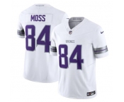 Men's Minnesota Vikings #84 Randy Moss White 2024 F.U.S.E. Winter Warrior Limited Stitched Jersey