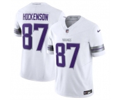 Men's Minnesota Vikings #87 T.J. Hockenson White F.U.S.E. Winter Warrior Limited Football Stitched Jersey