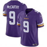 Men's Minnesota Vikings #9 J.J. McCarthy Purple 2024 Draft Vapor Untouchable Limited Football Stitched Jersey