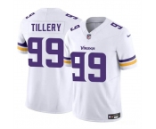 Men's Minnesota Vikings #99 Jerry Tillery White 2023 F.U.S.E. Vapor Untouchable Limited Football Stitched Jersey