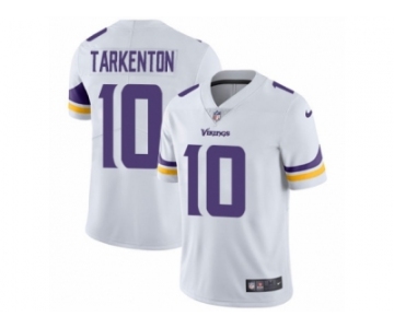 Men's Nike Minnesota Vikings #10 Fran Tarkenton Vapor Untouchable Limited White NFL Jersey