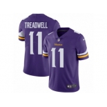 Men's Nike Minnesota Vikings #11 Laquon Treadwell Vapor Untouchable Limited Purple Team Color NFL Jersey