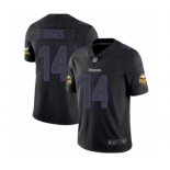 Men's Nike Minnesota Vikings #14 Stefon Diggs Limited Black Rush Impact NFL Jersey