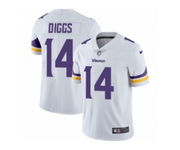 Men's Nike Minnesota Vikings #14 Stefon Diggs Vapor Untouchable Limited White NFL Jersey