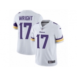 Men's Nike Minnesota Vikings #17 Jarius Wright Vapor Untouchable Limited White NFL Jersey