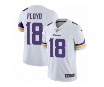 Men's Nike Minnesota Vikings #18 Michael Floyd Vapor Untouchable Limited White NFL Jersey