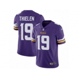 Men's Nike Minnesota Vikings #19 Adam Thielen Vapor Untouchable Limited Purple Team Color NFL Jersey