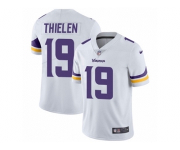 Men's Nike Minnesota Vikings #19 Adam Thielen Vapor Untouchable Limited White NFL Jersey