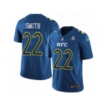 Men's Nike Minnesota Vikings #22 Harrison Smith Limited Blue 2017 Pro Bowl NFL Jersey