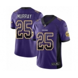 Men's Nike Minnesota Vikings #25 Latavius Murray Limited Purple Rush Drift Fashion NFL Jersey