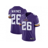 Men's Nike Minnesota Vikings #26 Trae Waynes Vapor Untouchable Limited Purple Team Color NFL Jersey