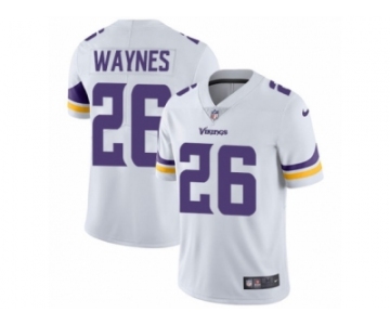 Men's Nike Minnesota Vikings #26 Trae Waynes Vapor Untouchable Limited White NFL Jersey