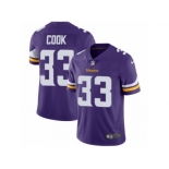 Men's Nike Minnesota Vikings #33 Dalvin Cook Vapor Untouchable Limited Purple Team Color NFL Jersey