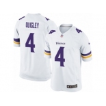 Men's Nike Minnesota Vikings #4 Ryan Quigley Limited White NFL Jersey