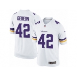 Men's Nike Minnesota Vikings #42 Ben Gedeon Limited White NFL Jersey