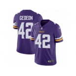 Men's Nike Minnesota Vikings #42 Ben Gedeon Vapor Untouchable Limited Purple Team Color NFL Jersey