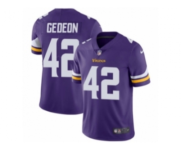 Men's Nike Minnesota Vikings #42 Ben Gedeon Vapor Untouchable Limited Purple Team Color NFL Jersey