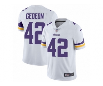 Men's Nike Minnesota Vikings #42 Ben Gedeon Vapor Untouchable Limited White NFL Jersey