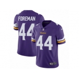 Men's Nike Minnesota Vikings #44 Chuck Foreman Vapor Untouchable Limited Purple Team Color NFL Jersey