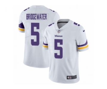 Men's Nike Minnesota Vikings #5 Teddy Bridgewater Vapor Untouchable Limited White NFL Jersey