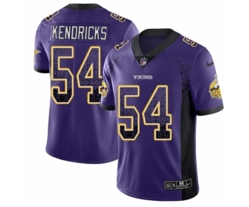 Men's Nike Minnesota Vikings #54 Eric Kendricks Limited Purple Rush Drift Fashion NFL Jersey