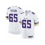 Men's Nike Minnesota Vikings #65 Pat Elflein Limited White NFL Jersey