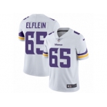 Men's Nike Minnesota Vikings #65 Pat Elflein Vapor Untouchable Limited White NFL Jersey