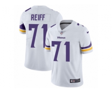 Men's Nike Minnesota Vikings #71 Riley Reiff Vapor Untouchable Limited White NFL Jersey