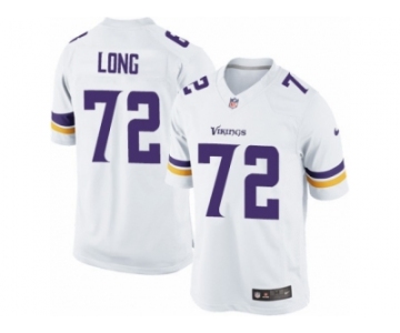 Men's Nike Minnesota Vikings #72 Jake Long Limited White NFL Jersey