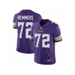 Men's Nike Minnesota Vikings #72 Mike Remmers Vapor Untouchable Limited Purple Team Color NFL Jersey