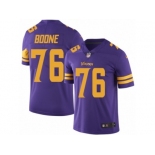 Men's Nike Minnesota Vikings #76 Alex Boone Limited Purple Rush NFL Jersey