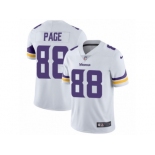 Men's Nike Minnesota Vikings #88 Alan Page Vapor Untouchable Limited White NFL Jersey