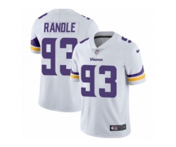 Men's Nike Minnesota Vikings #93 John Randle Vapor Untouchable Limited White NFL Jersey