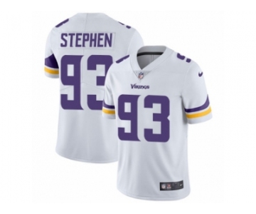 Men's Nike Minnesota Vikings #93 Shamar Stephen Vapor Untouchable Limited White NFL Jersey